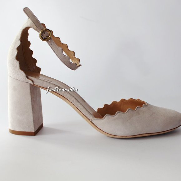 New CHLOE Scalloped Ankle Strap Pump - Picture 4 of 12